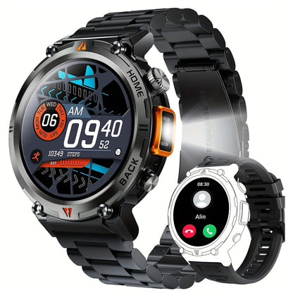 Smartwatch Men's with Bluetooth Calling & Message Notifications, 1.45" HD Touch Screen, IPX8 marking, Step Counter, 300mAh 5-7 Day