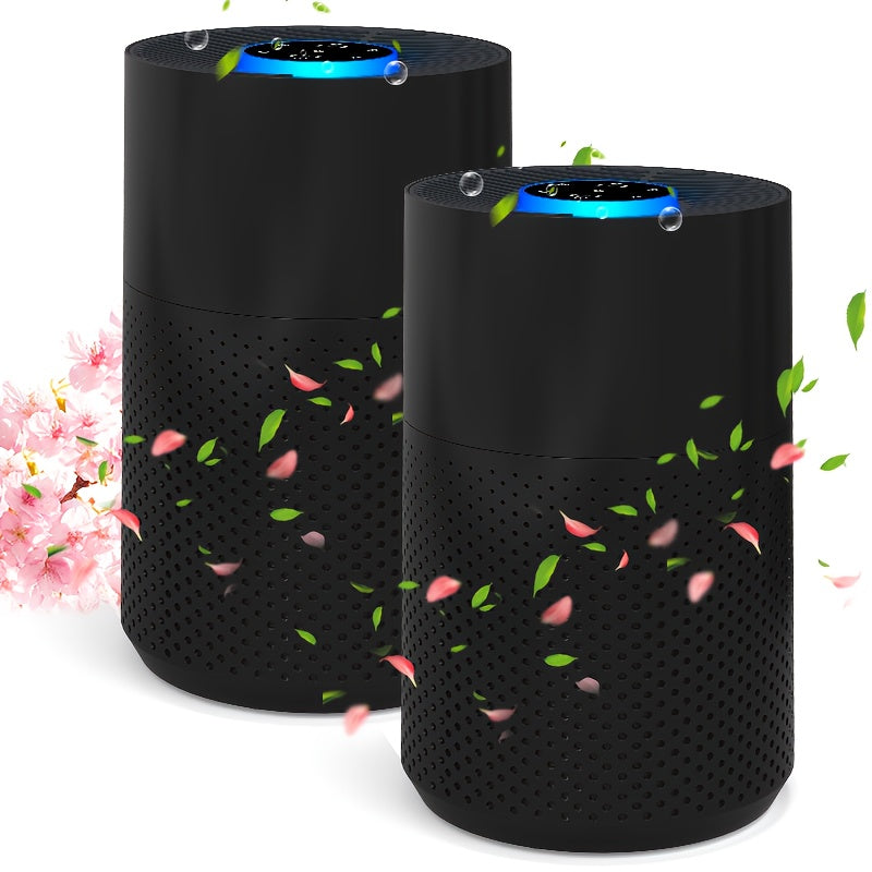 Air Purifier with H13 True HEPA 3-in-1 Filter, Sleep Mode and Single or Two-Unit Color Options