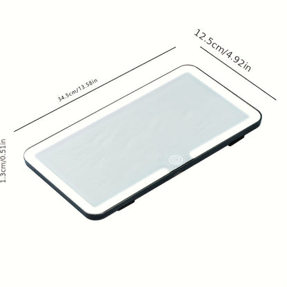 LED Car Vanity Mirror with Lights for Sun Visor, for Daily Driving, Commuting and Road Trips