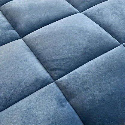 Thick Soft Comforter All Season Quilted Box Stitch Solid Color Breathable Machine Washable Bedroom Warm Autumn Winter Comforter