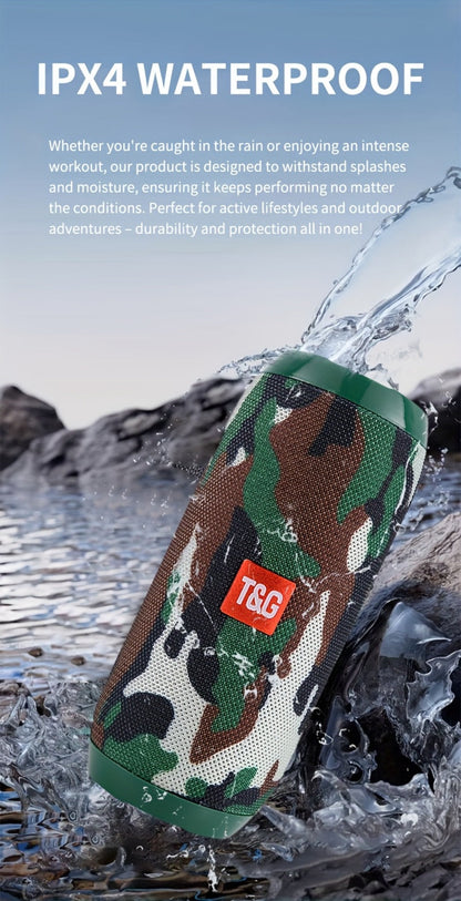 Bluetooth Speaker T&G TG117 10W TWS Model with 1200mAh Battery, FM, TF, USB, Type-C and Eight Colors