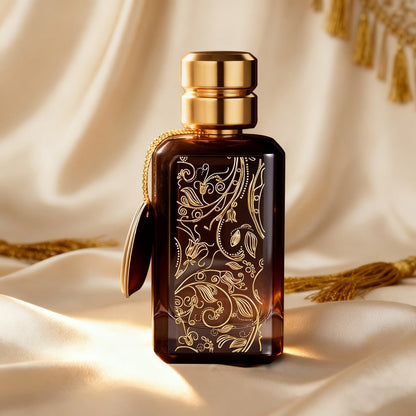 Agarwood Oud Arabic Perfume for Men 3.4 oz Long Lasting Luxury Woody Oriental Cologne - Dubai Middle East Noble Style Islamic Art Bottle - Gift for Him Birthday Anniversary