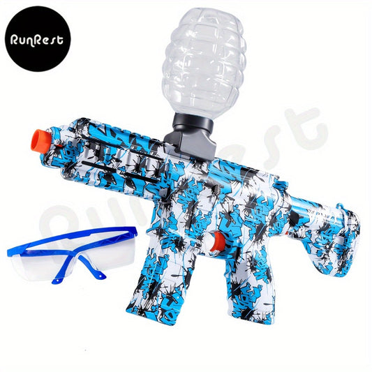 Electric Fully Automatic Shooting Toy Gun with Long Battery Life – Rechargeable Indoor Outdoor Team Collaboration Game Toy for Kids Boys Teens, Halloween Christmas Birthday Party Gift