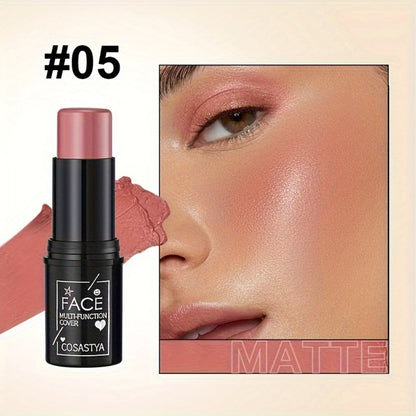 Six-Piece Cream Makeup Stick Set with Visible Pink and Brown Tones in the Exact 6 Pieces Option