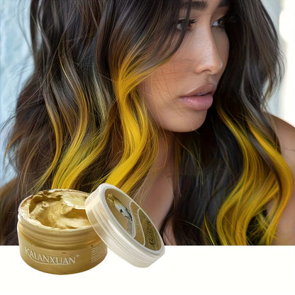 Temporary Hair Color Styling Wax in Nine Shades for Parties, Festivals, Halloween and Cosplay