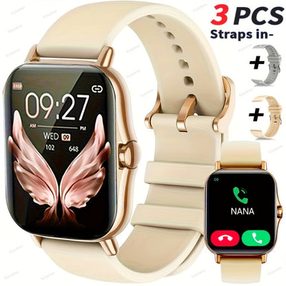 Smartwatch 1.83 Inch Fitness Tracker with Dual TPU Straps, Calling and Multi-Sport Records