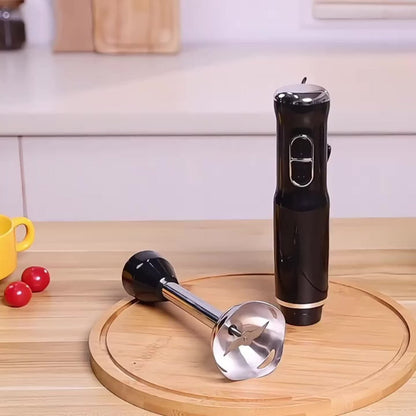 Corded Immersion Blender with Stainless-Steel-Look Blending Head, Two Controls and 38cm Height