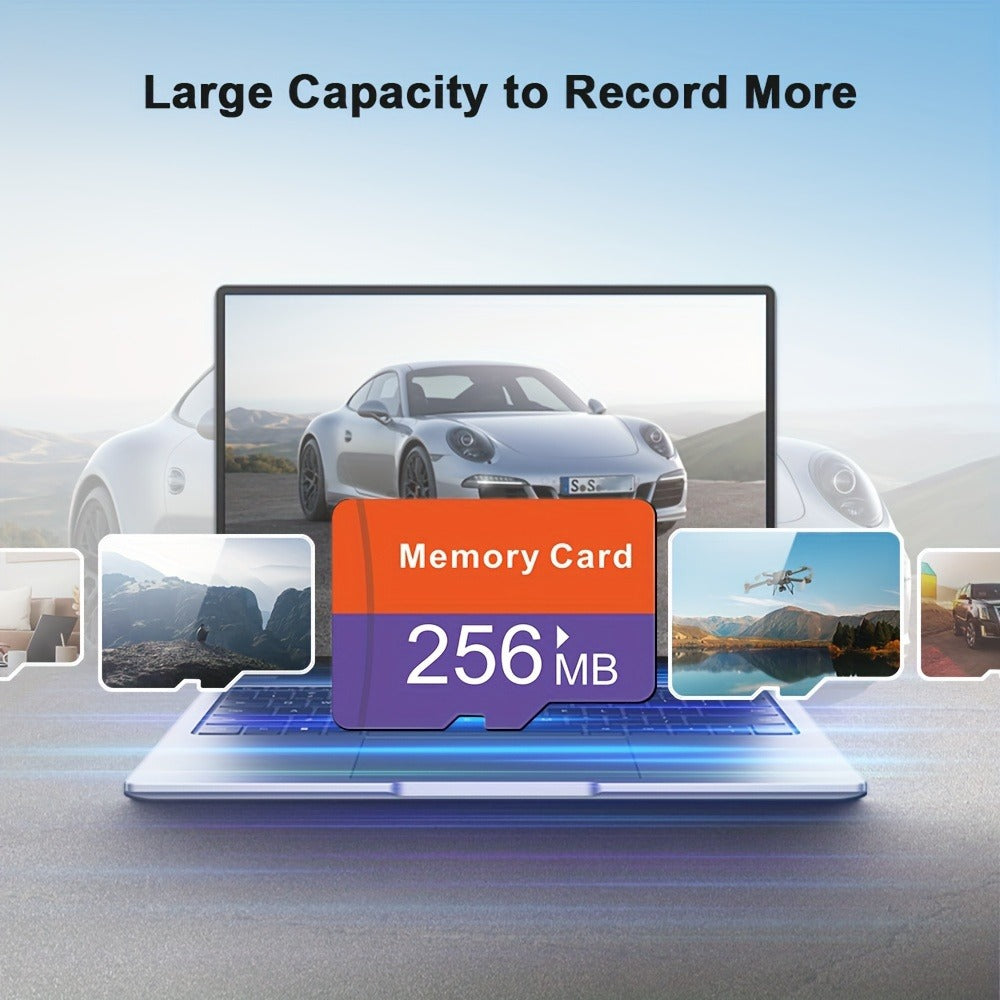 10-Pack SD Card with Adapters Bulk Set, Flash Memory Cards 128MB 256MB 512MB High-Speed Compatible with Camera Phone Tablet Laptop PC Car Stereo Game Console – Reliable Multi-Device Storage Solution