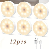 12PCS Warm White LED