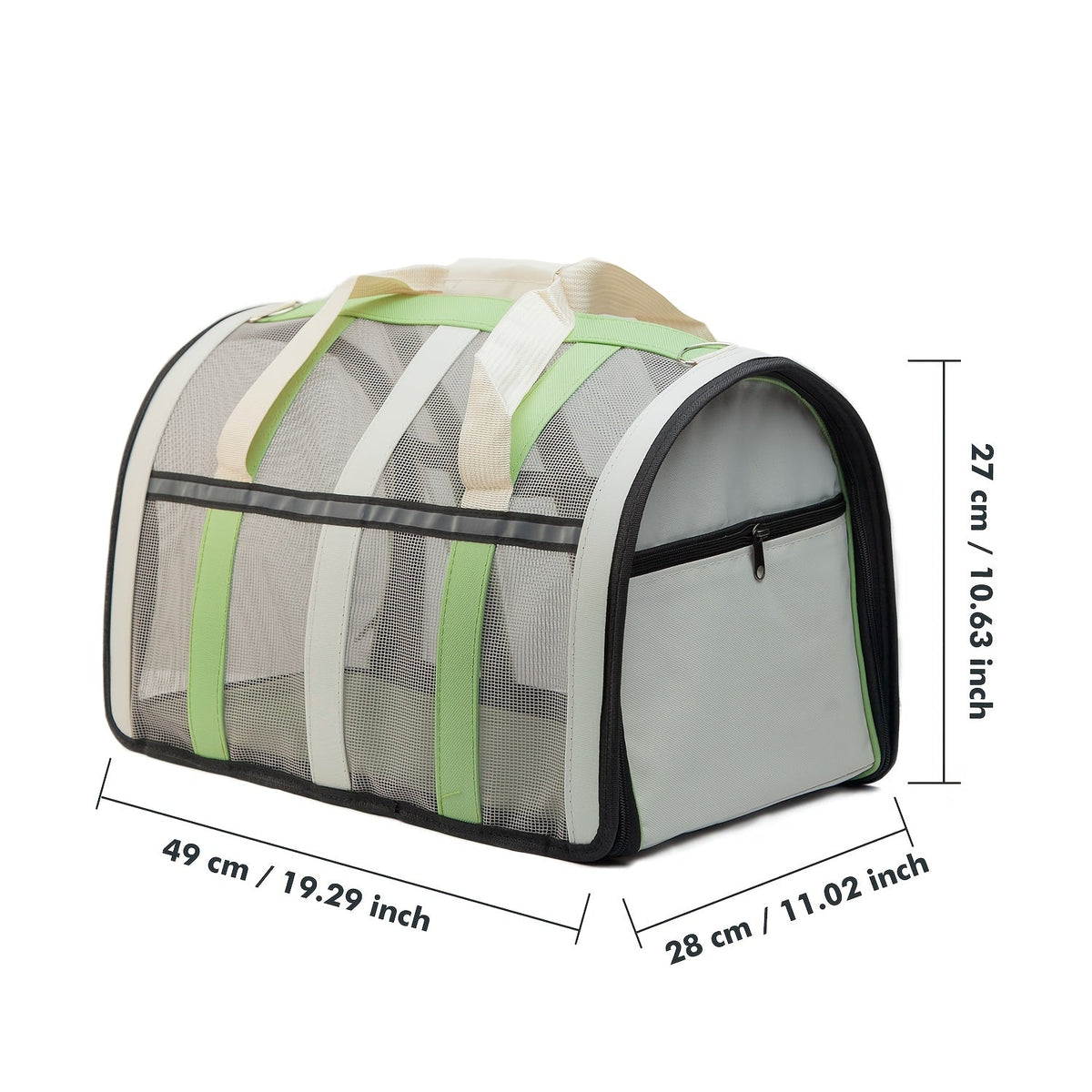 Foldable Pet Carrier Backpack Crossbody Strap Bag – Breathable Mesh Soft Sided Bag for Cats & Small Dogs, Portable Shoulder Bag with Windproof Winter Edition, 7 Colors S/M/L