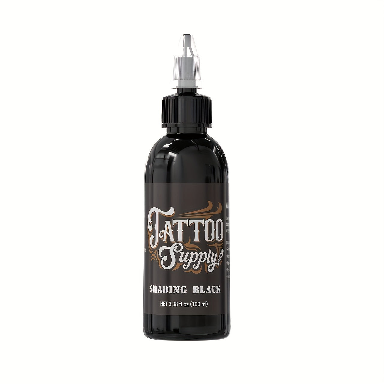 Neebol Tattoo Ink Professional Black Lining & Shading Set — Waterproof Long-Lasting Outlining Blending Body Art Ink for Artists & Beginners, 100ml & 250ml Sizes Available