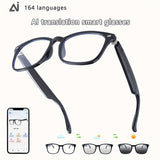 UF02 Black Translation Glasses + Self-Tinting Lenses