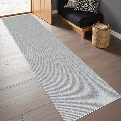 Non-Slip Runner Rug for Hallway Kitchen Stairs - Thick 4mm Long Roll Rug 23.22" Wide, Machine Washable, Multiple Sizes & Colors