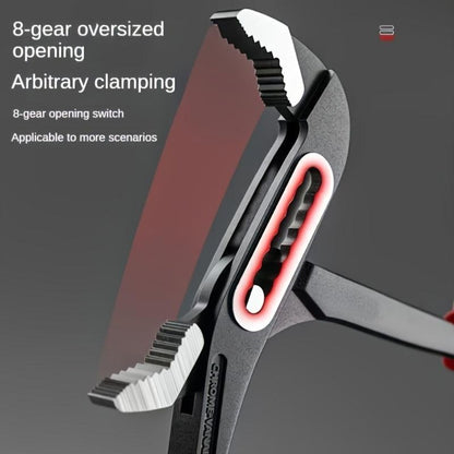 Water Pump Pliers Adjustable Heavy Duty Wrench 8" 10" 12" – Large Opening Quick Adjust, Multi-Grip Channel Lock Tool for Pipeline, Plumbing, Bathroom & Car Maintenance
