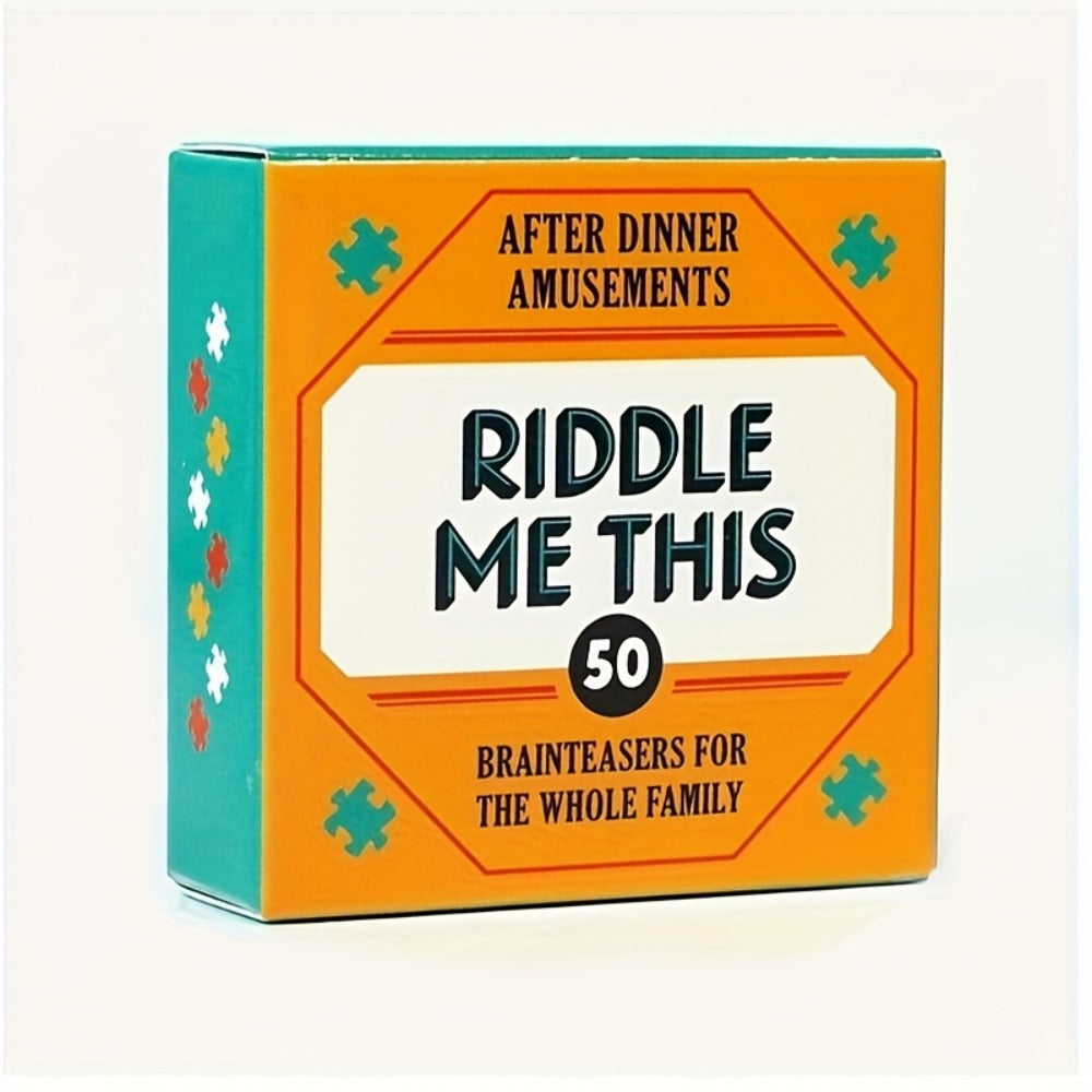 After Dinner Amusements Card Game Set with Four Mini Boxes and 200 Total Prompts Across Four Themes