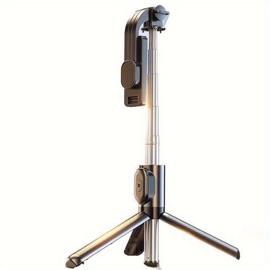 2-in-1 Phone Tripod & Selfie Stick 40 Inch Foldable with Wireless Bluetooth Remote – Portable Extendable Travel Stand for iPhone 16 15 14 13 Android, Vlogging Video Calls Group Photos TikTok YouTube