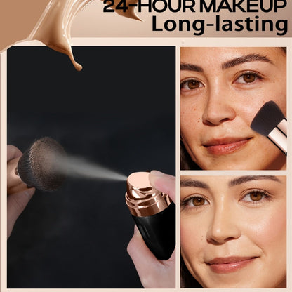 IMEASY 70ml Air-Spray Liquid Foundation and Flat-Top Brush Set in Shade Codes 01, 02 or 03