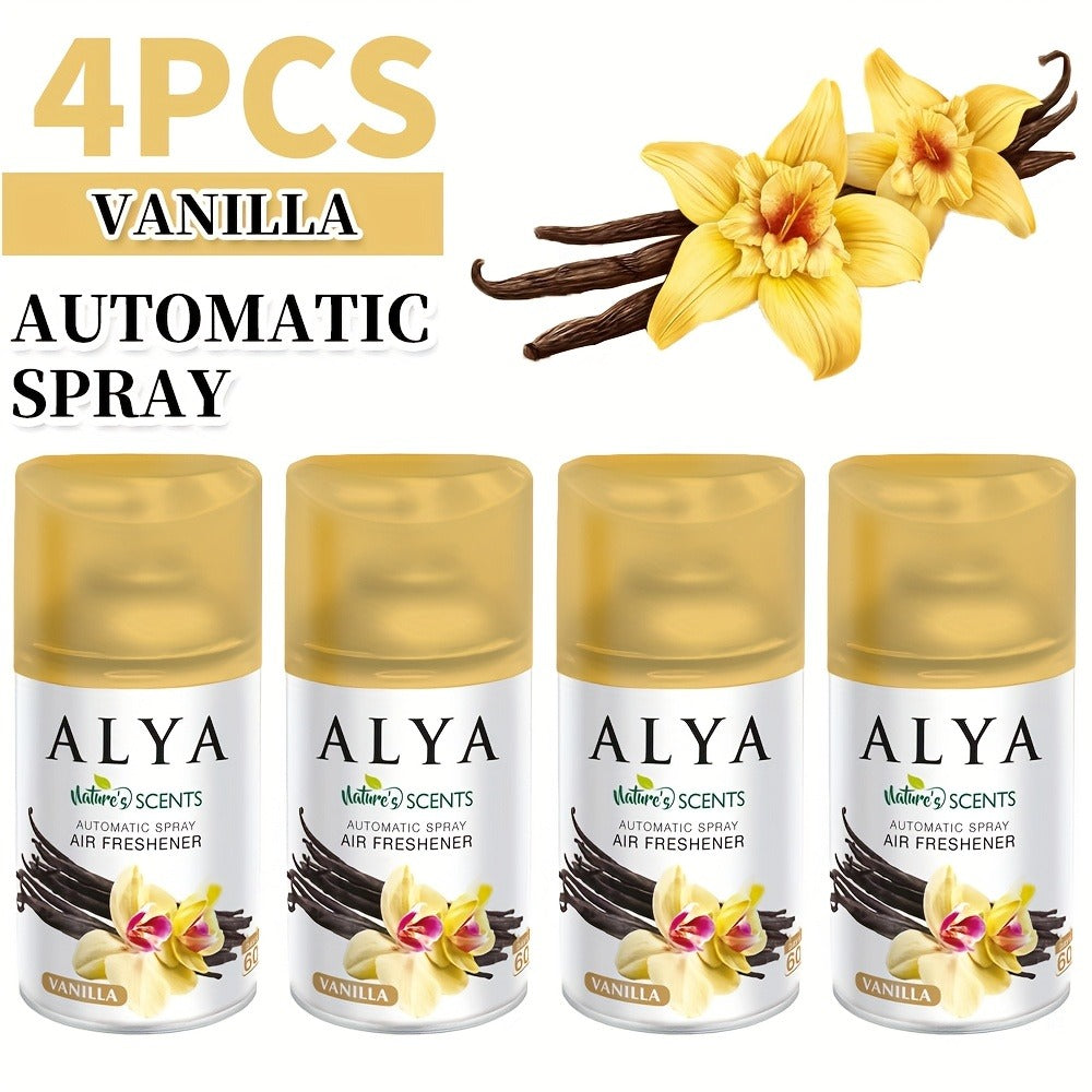 Spray Air Freshener Refill 8.45oz 1pc or 4pcs - 6 Scents Lavender Vanilla Cool Linen Ocean Mixed Berries Magnolia