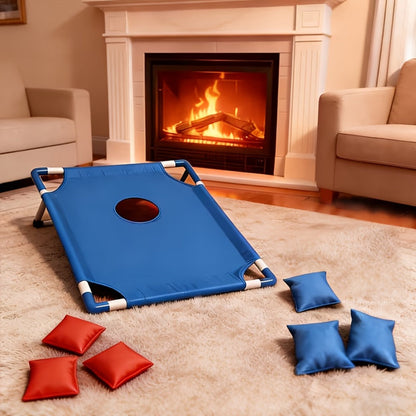 Portable Cornhole Bean Bag Toss Game Foldable Board 12 Bean Bags Storage Bag with the Listed Color, Size or Set Options for Everyday Use