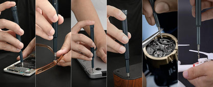 46-in-1 Precision Screwdriver Set with Magnetic Driver, Phillips, Slotted, Torx, Hex and Y-Type Bits