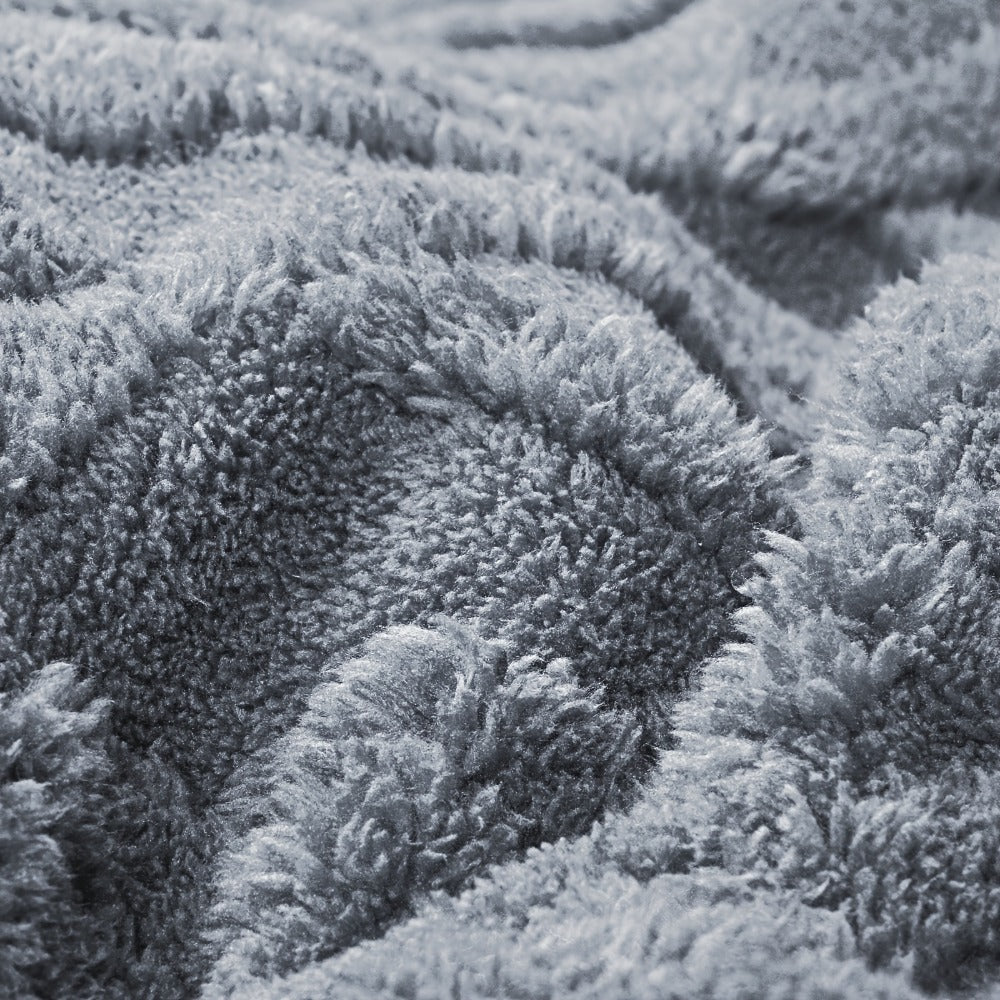 Textured Two-Face Comforter in Elegant Gray or Sapphire Blue with Twin, Full, Queen and King Sizes