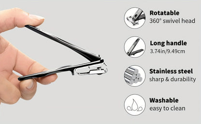 Nail Clipper Tool Set with Large Clipper Pair, Eight-Piece Kit or Hand-and-Foot Clipper Options