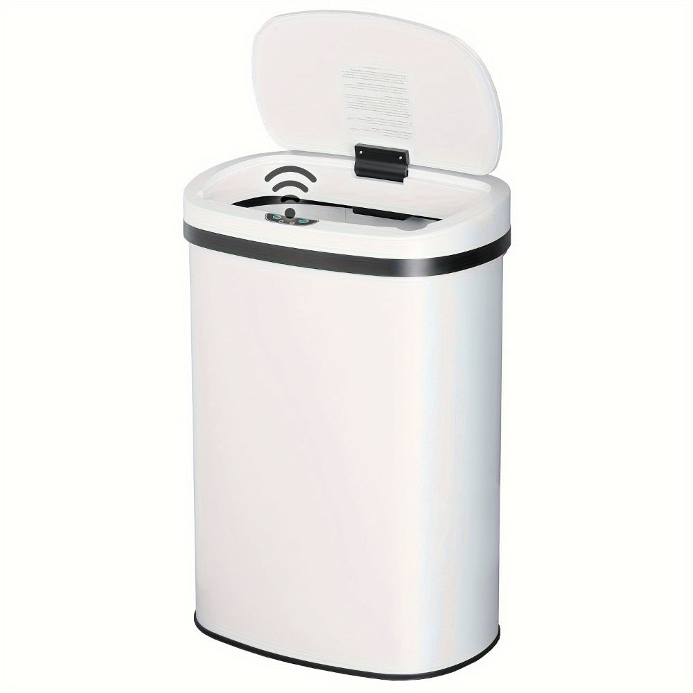 Touchless Motion Sensor Trash Can 13 Gallon 50L – Automatic Kitchen Garbage Can for Home Office Bedroom Living Room
