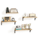 4pcs-Wood Color