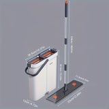 12.99-inch mop + white bucket + microfiber dusting pad*1