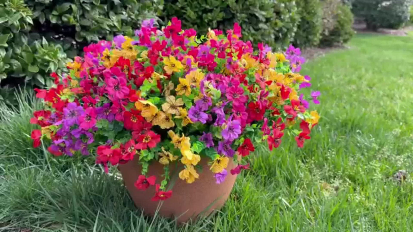 Artificial Flowers Mixed-Color Daisy Bundles in 18, 36 or 54-Pack Options with Flexible Stems