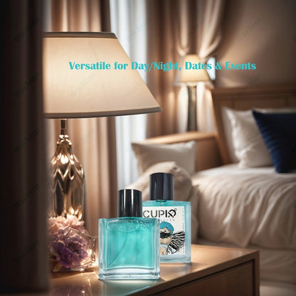 Men's Cologne Cupid Long Lasting Fresh Glamorous Fragrance - Classic Gentleman Masculine Scent 1.7 fl oz 50ml, Daily Wear Date Night Christmas Birthday Gift for Him