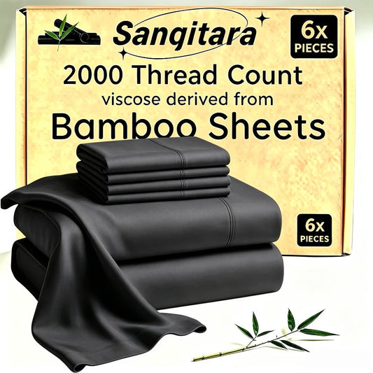 Cooling Fitted Sheet Bamboo Blend Ultra-Soft Deep Pocket Bed Sheet for Hot Sleepers Twin Full Queen King Size Machine Washable Breathable Cooling Bedding White Black Gray Navy Purple Apricot