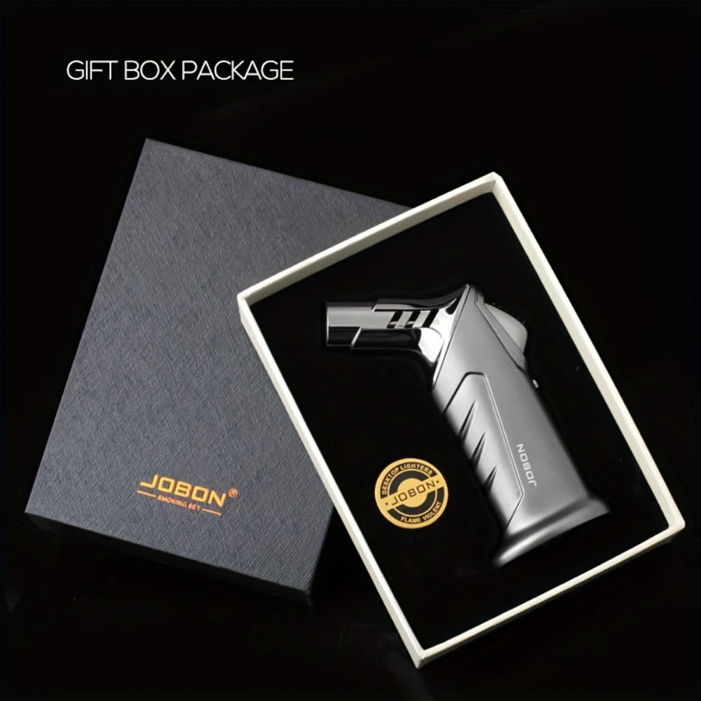 Butane Torch Lighter Gift Set 2500°F, Refillable with Safety Lock & Adjustable Flame for Home Cooking, Dining and Outdoor Meals