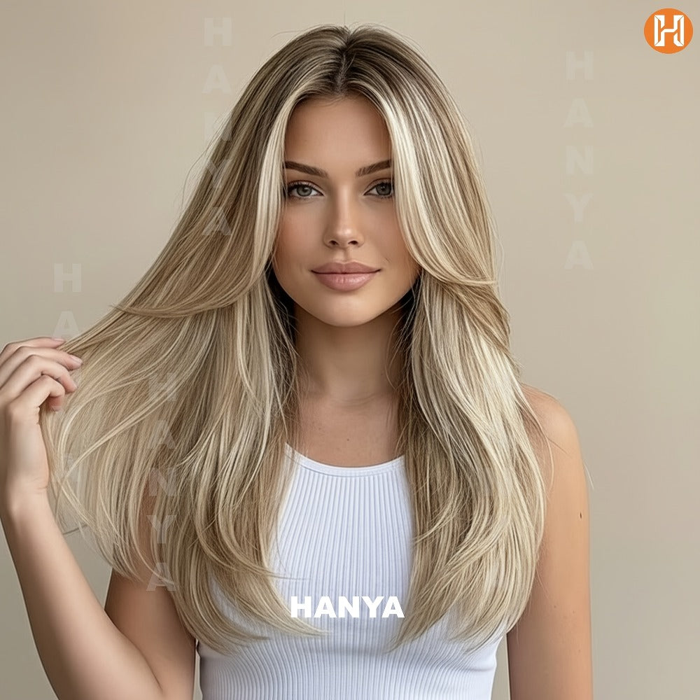 Synthetic Wig Long Heat-Resistant Style, Six Color Choices with 24-Inch Retained Length for Parties