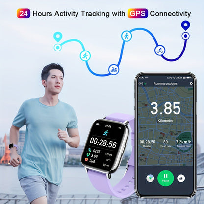 Smartwatch 1.69 Inch Big Screen Fitness Tracker with 100 Sport Modes in Seven Colors for Men and Women