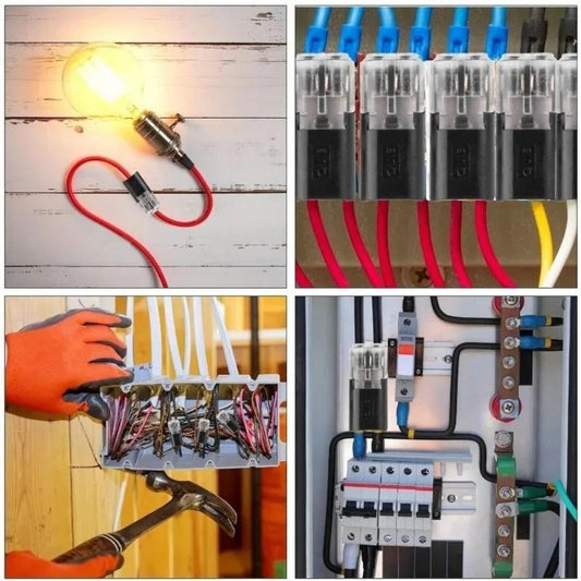 152Pcs LED Wire Connectors 2-Pin Quick-Connect Latches, Low-Voltage Plug-and-Play Cable Connectors Up to 36V, Compact Locking Latches for Lighting, Outdoor Wiring, Electricians & DIY Installers