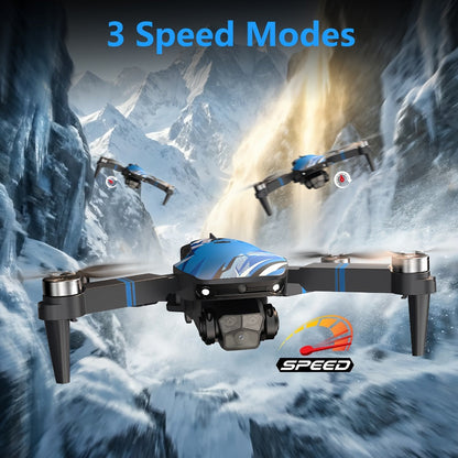 Foldable RC Drone with 2.8-Inch Screen Remote, Dual Cameras and 270-Degree Obstacle Sensor Mode
