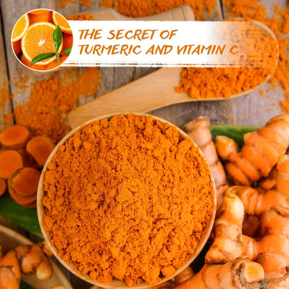 Turmeric Vitamin C Mud Mask 100ml - Deep Cleansing Pore Minimizer Brightening Firming Moisturizing Face Mask, Dark Spot Remover Radiant Skin Weekly Skincare for Women