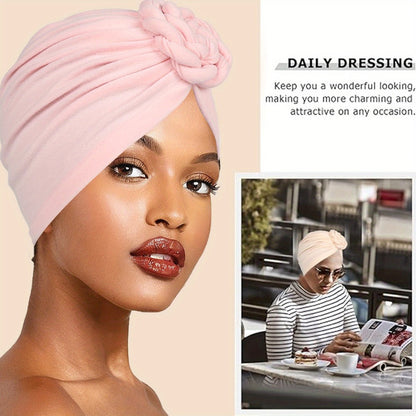Five-Piece Braided Turban Headband Assortment in the Protected Mixed-Color Checkout Set for Styling