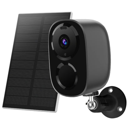 Solar Outdoor Security Camera with Dual-Band 2.4/5GHz WiFi, 5000mAh Battery and Black or White Body