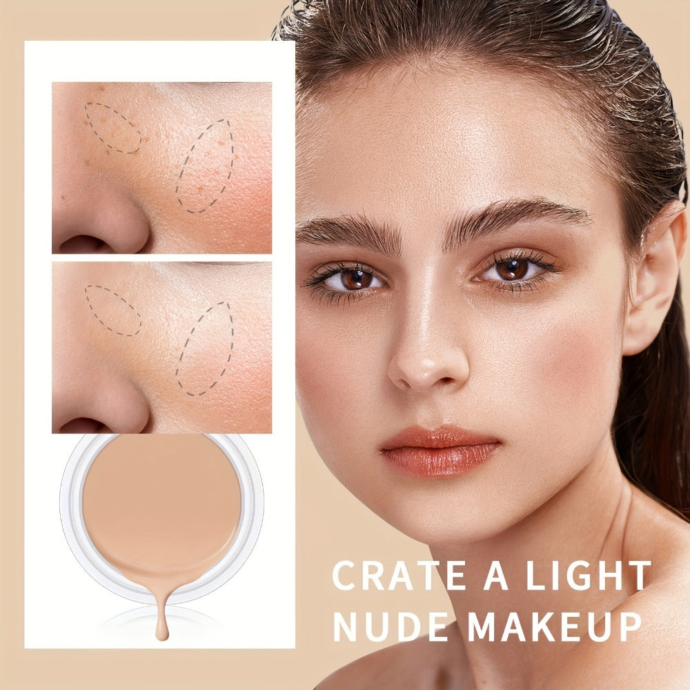 Three-Piece Cream Concealer Pot Set with Style 1, Style 2 and Style 3 Shades for Face Makeup Blending