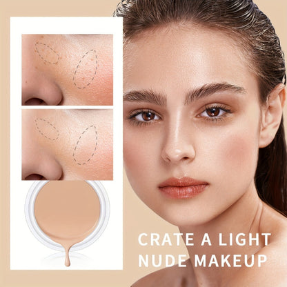 Three-Piece Cream Concealer Pot Set with Style 1, Style 2 and Style 3 Shades for Face Makeup Blending