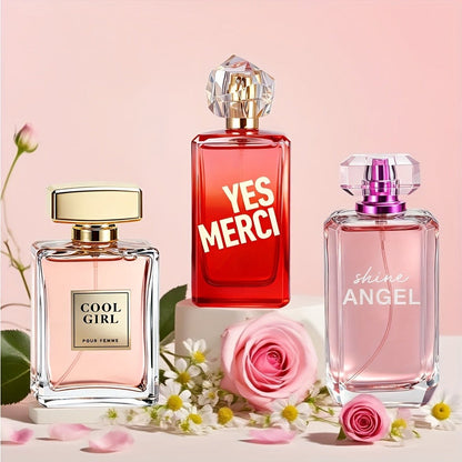 Eau de Parfum Gift Set for Women 100ml with Single-Bottle & 3-Piece Fragrance Options for Daily Wear