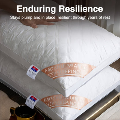 Queen Size Pillows for Side Sleepers, 800g Heavyweight Hotel Collection, Down Alternative, Ultra-Plush & Resilient
