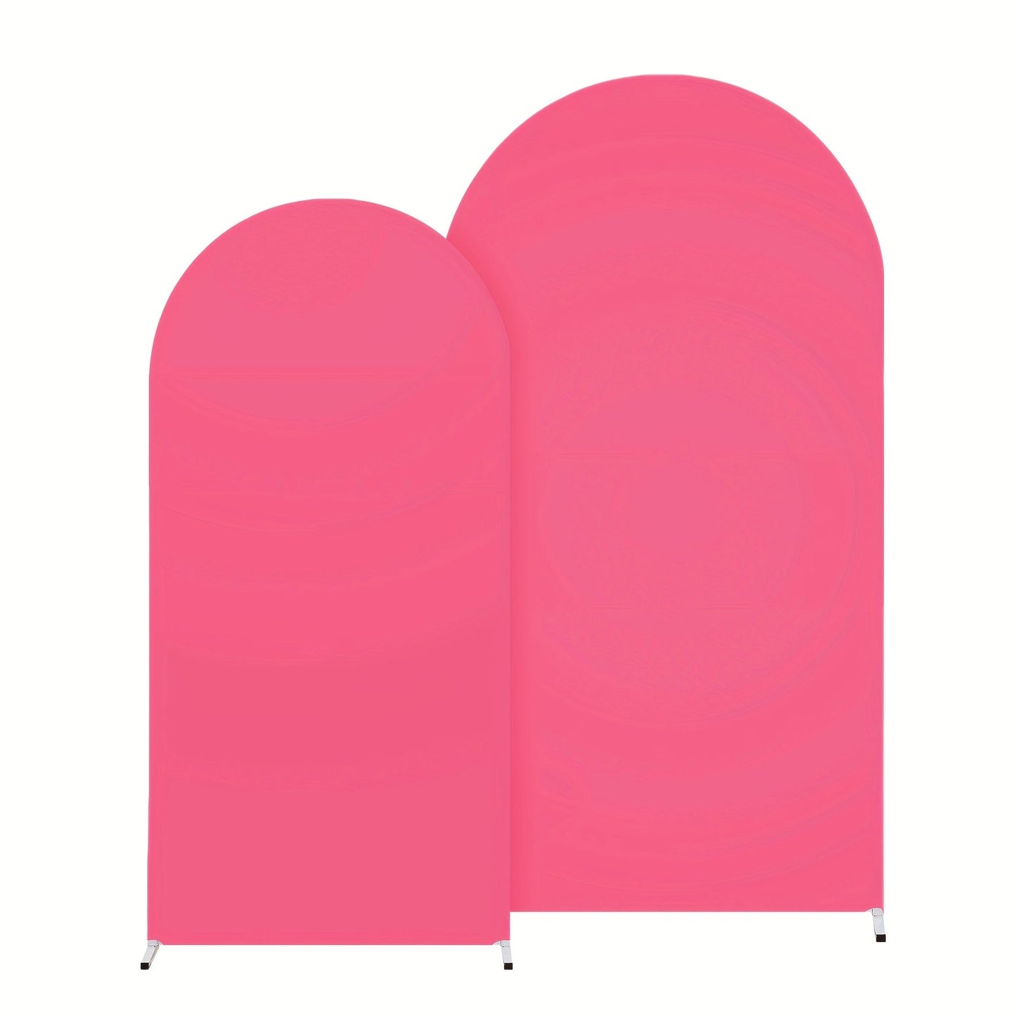 Two-Piece Fitted Arch Photography Backdrop Cover Set for 6-Foot and 6.6-Foot Compatible Frames