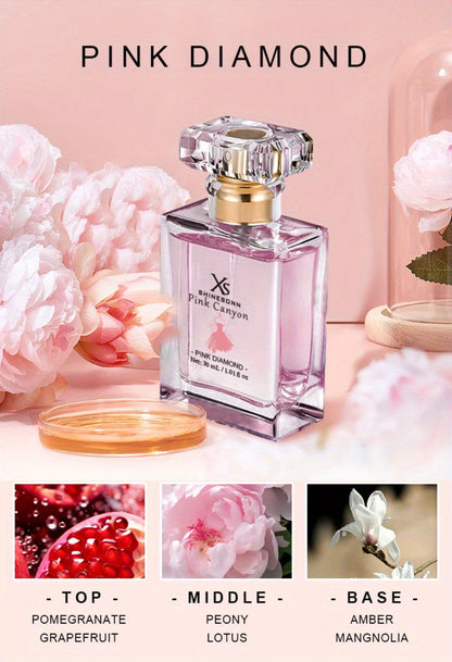 Women's Perfume Pink Canyon Eau de Parfum 1 oz with Pomegranate, Peony and Warm Amber Notes