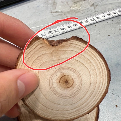 Wood Slices 28 Pcs Natural Log Bark Rounds for Crafts DIY Centerpieces Christmas Ornaments Wreaths Wedding Decor Painting Woodworking 2.76-3.54 Inch with or without Holes