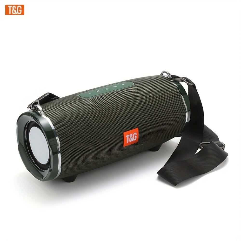TG187 IPX4 Waterproof Outdoor Bluetooth Speaker | Dual Speakers, 4800mAh Rechargeable Battery, TWS Stereo Pairing, High Volume Portable Wireless Boombox for Party, Picnic, Camping & Stage