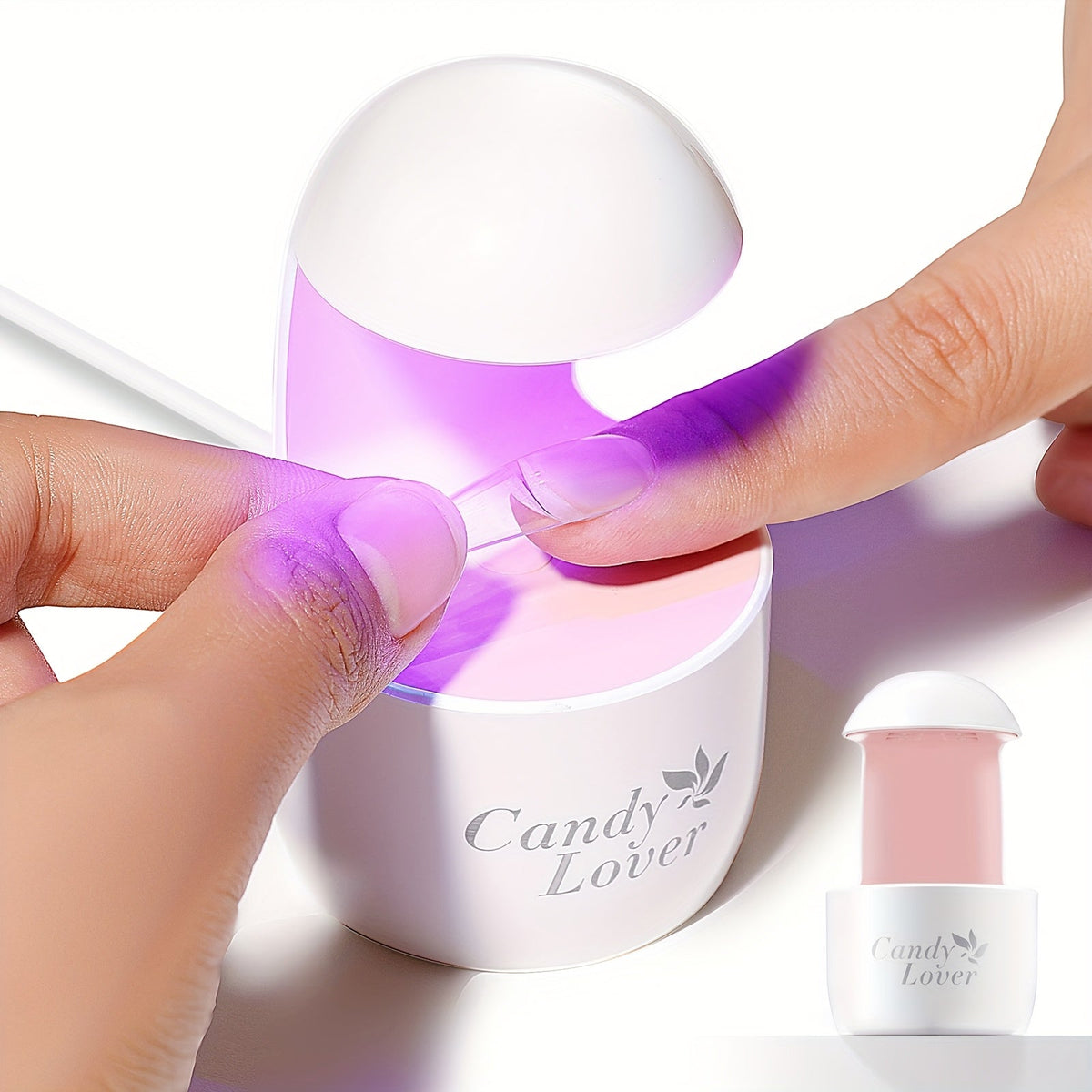 Mini UV LED Nail Lamp, Portable Compact Gel Nail Curing Light for Travel & Home, Fast Gel Polish Dryer for