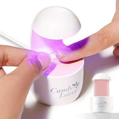 Mini UV LED Nail Lamp, Portable Compact Gel Nail Curing Light for Travel & Home, Fast Gel Polish Dryer for